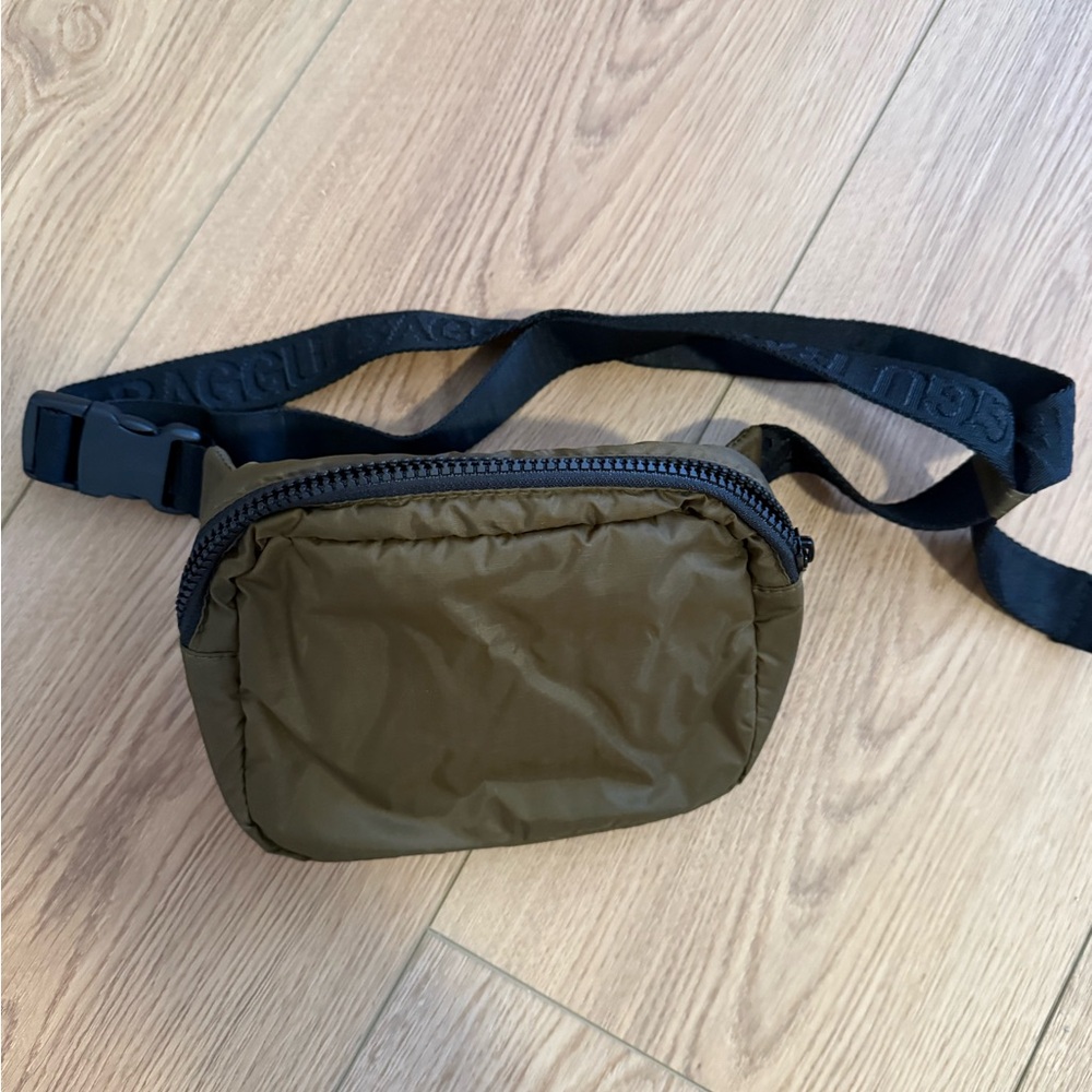 Olive Green Baggu Belt Bag